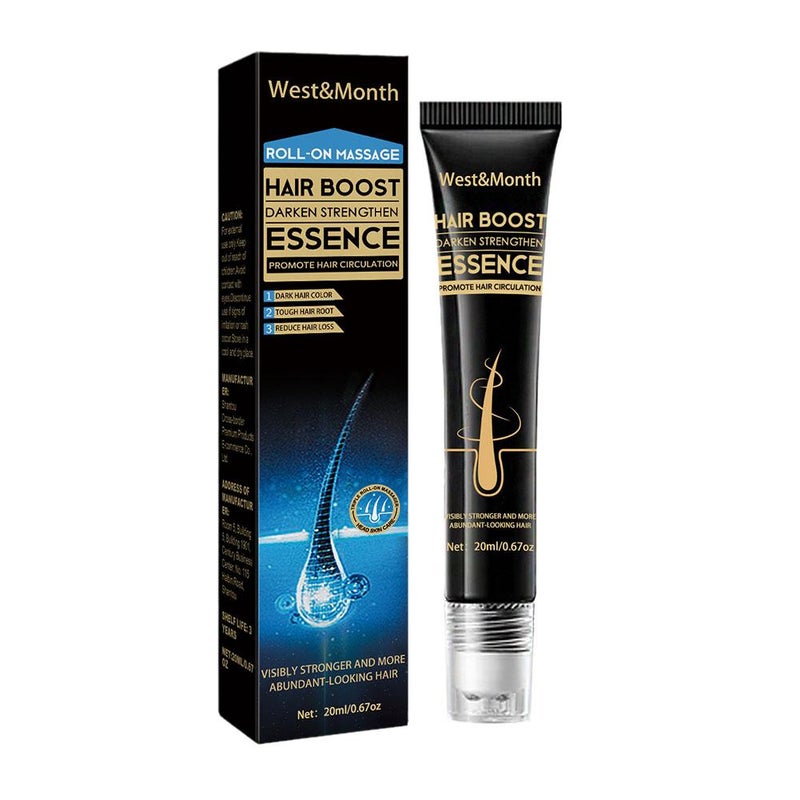 Hair thickening roller WEA09-A007-20-BK1 scalp massage care moisturizes hair roots, thickens and smooths hair.